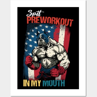 Spit Preworkout In My Mouth - Vintage Retro Posters and Art